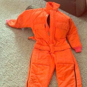 A blaze orange suit. It’s perfect for hunting! 🦌